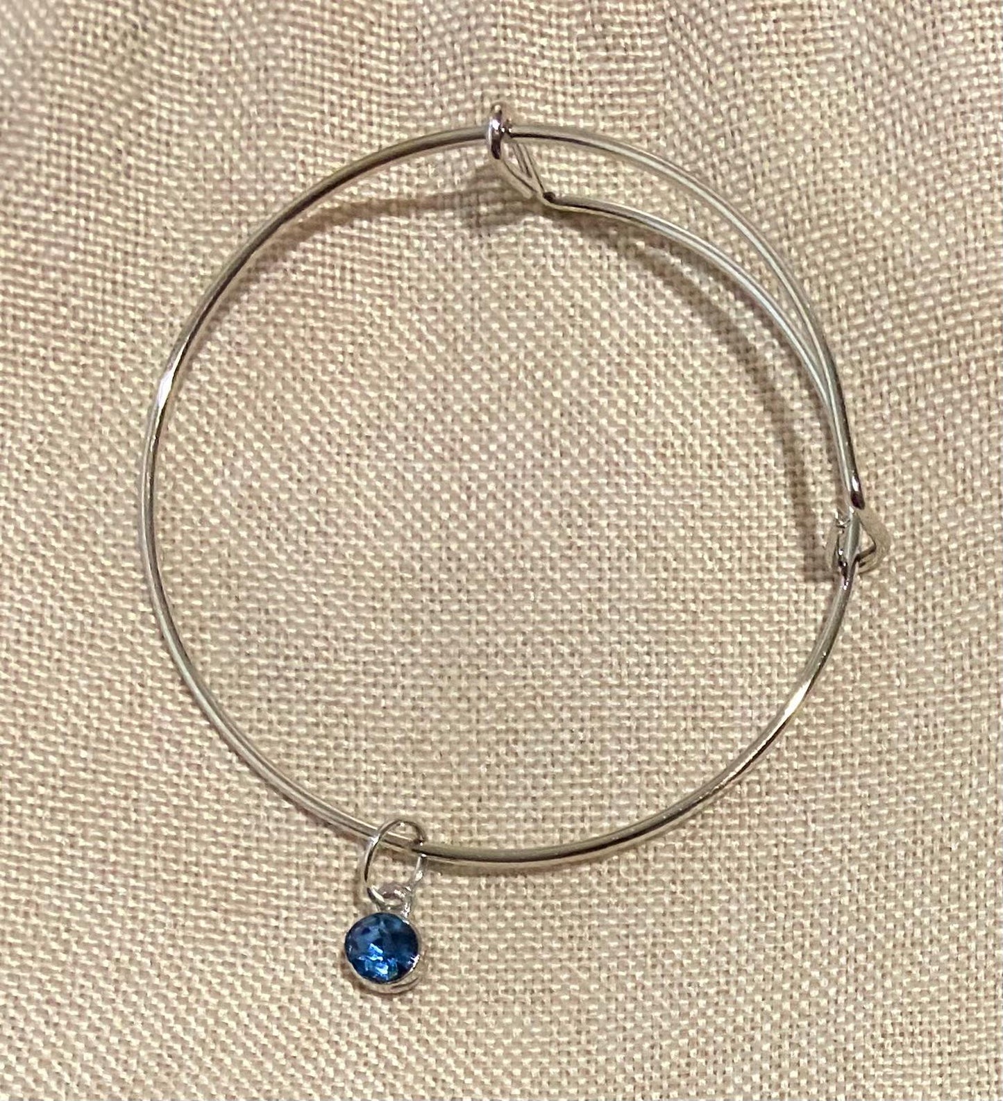 March Birthstone Charm Set: Includes Necklace, Earrings, and Bracelet, all Handmade with Love!