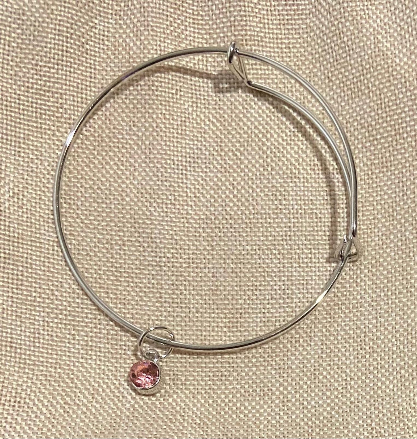 June Birthstone Charm Set: Includes Necklace, Earrings, and Bracelet, all Handmade with Love!