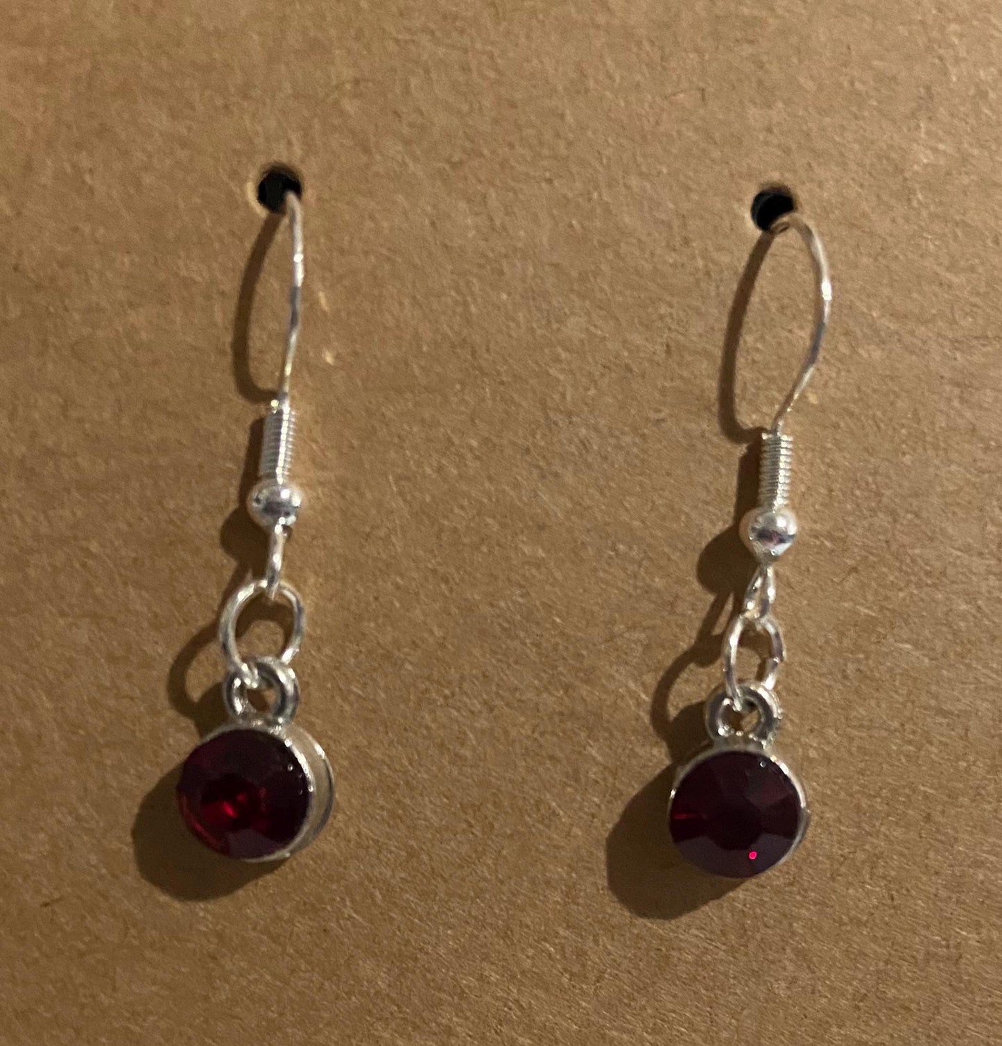 January Birthstone Charm Set: Includes Necklace, Earrings, and Bracelet, all Handmade with Love!