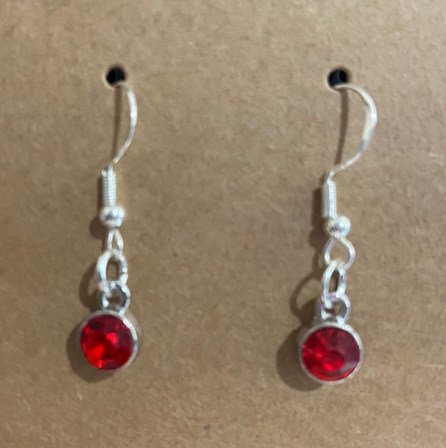 July Birthstone Charm Set: Includes Necklace, Earrings, and Bracelet, all Handmade with Love!
