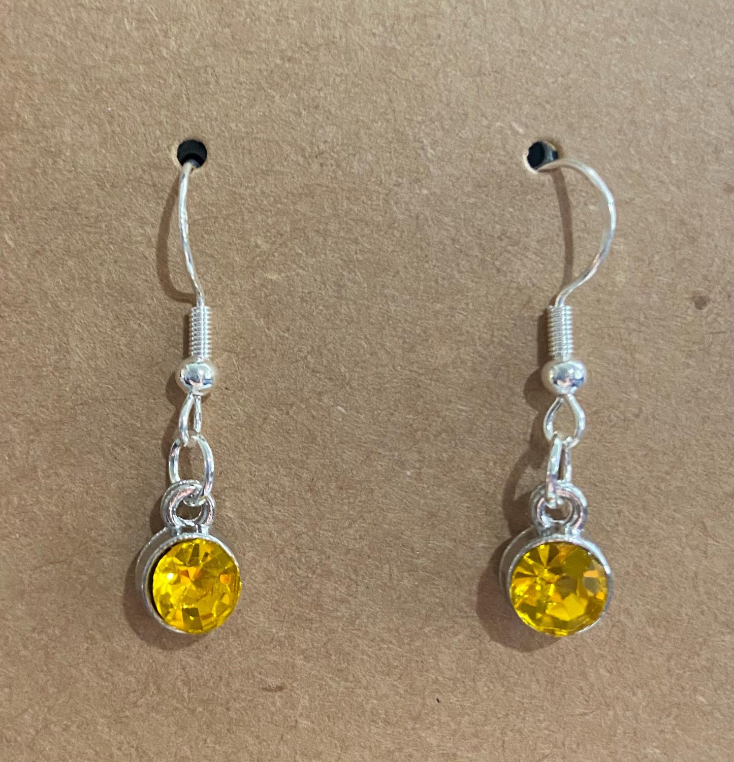 November Birthstone Charm Set: Includes Necklace, Earrings, and Bracelet, all Handmade with Love!