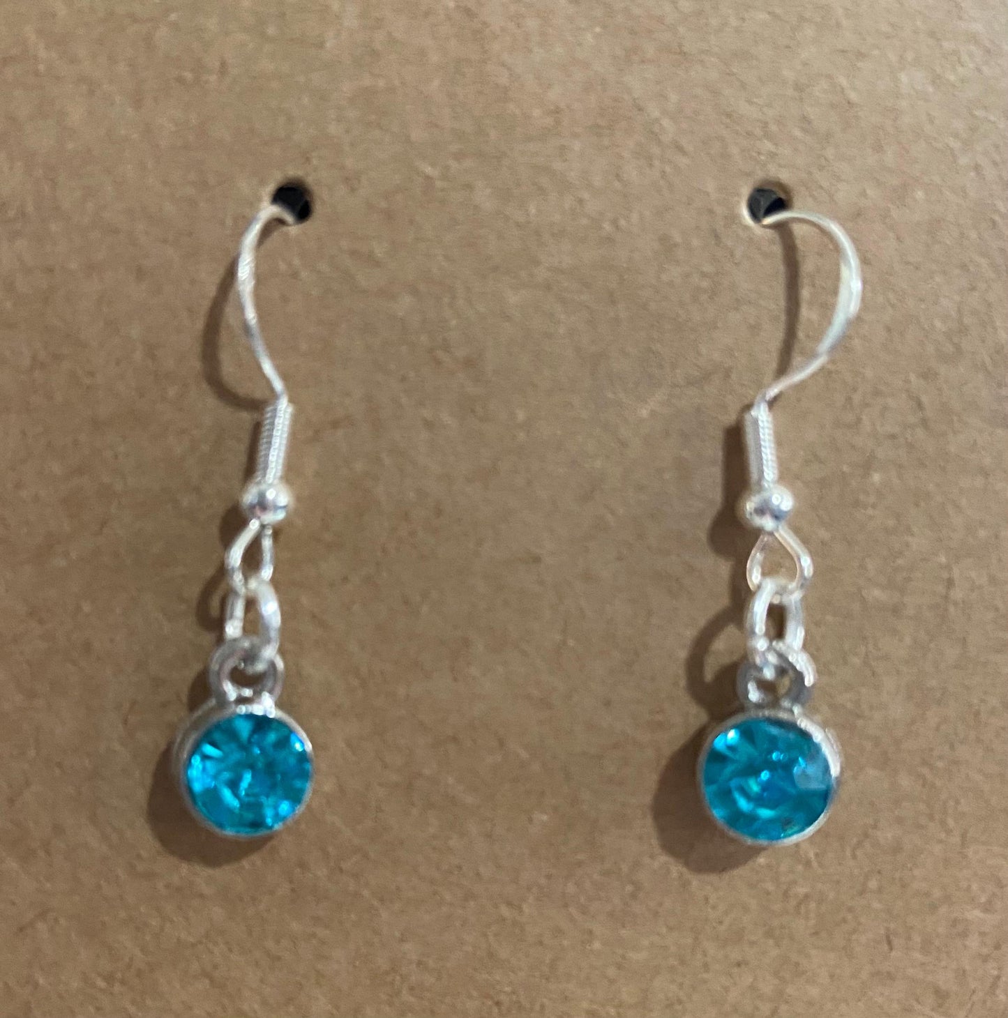 December Birthstone Charm Set: Includes Necklace, Earrings, and Bracelet, all Handmade with Love!